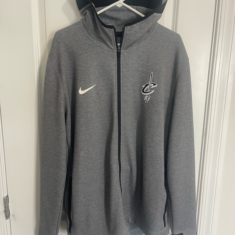 Nike Cleveland Cavalier’s Gray Full-Zip Hoodie